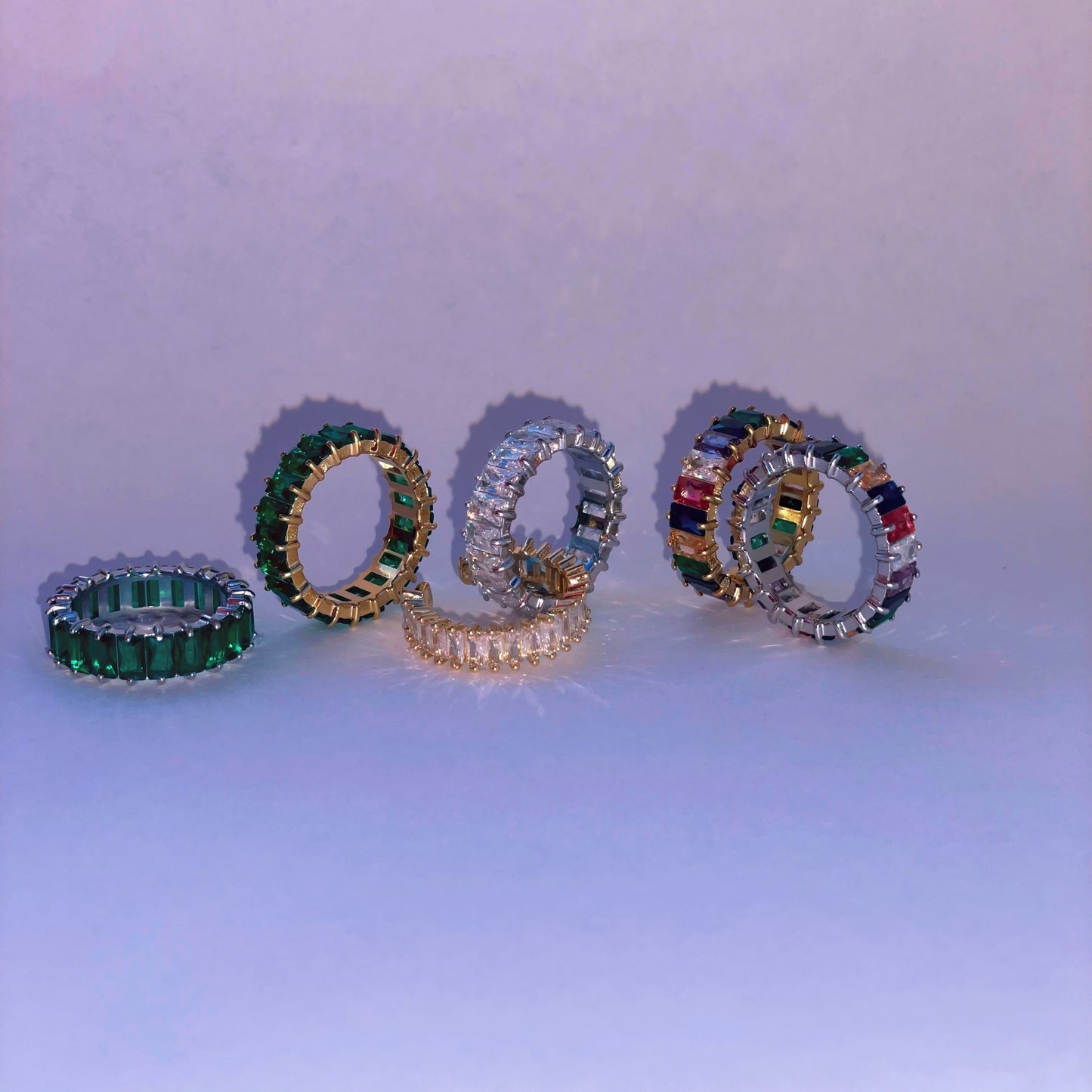 Glitter Stone Ring