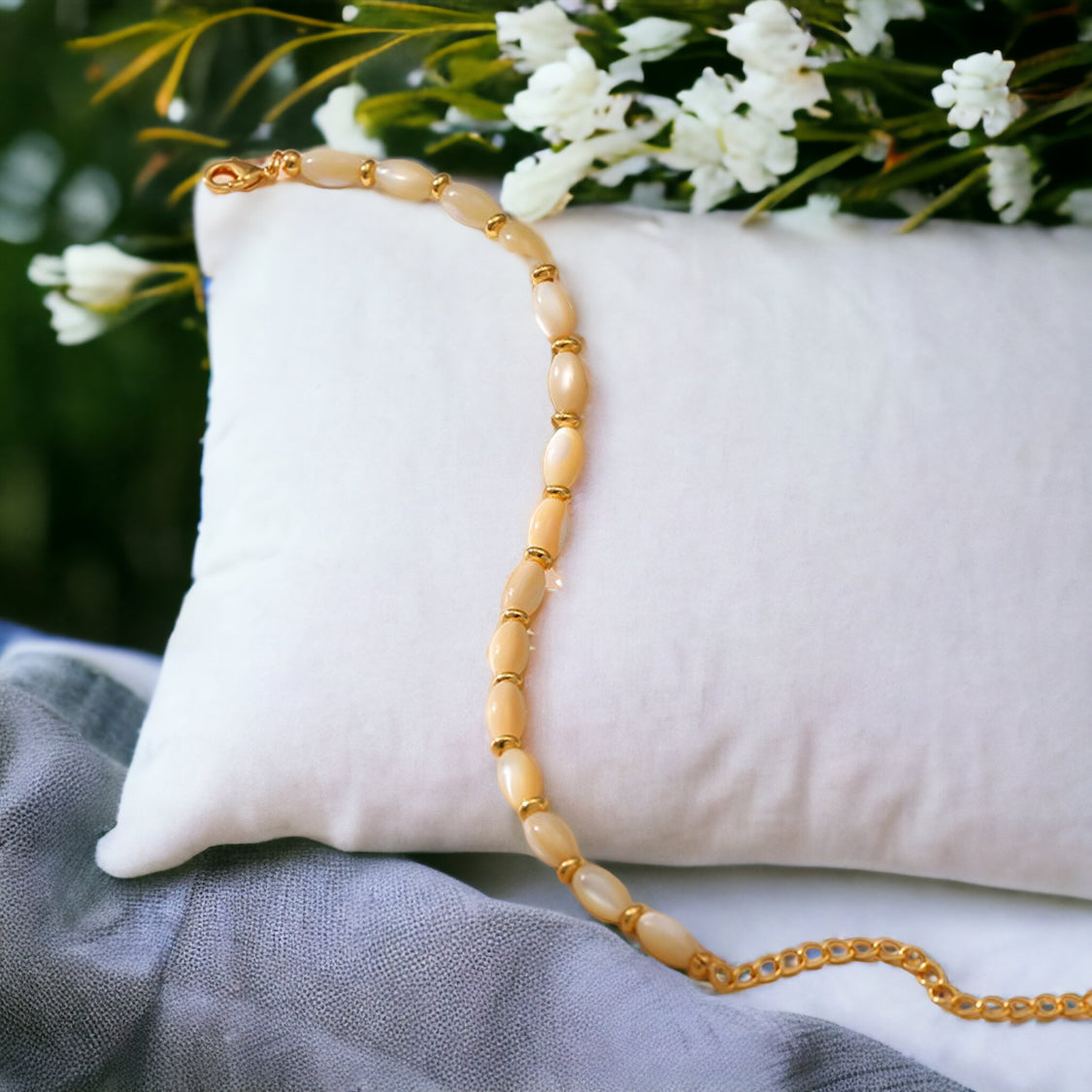 Sandy Pearl Armband