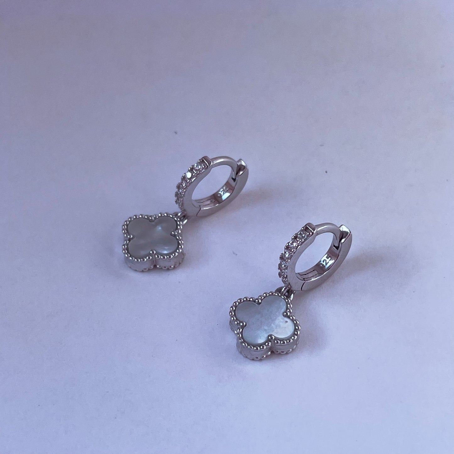 Silver Klee Ohrringe