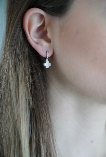 Silver Klee Ohrringe